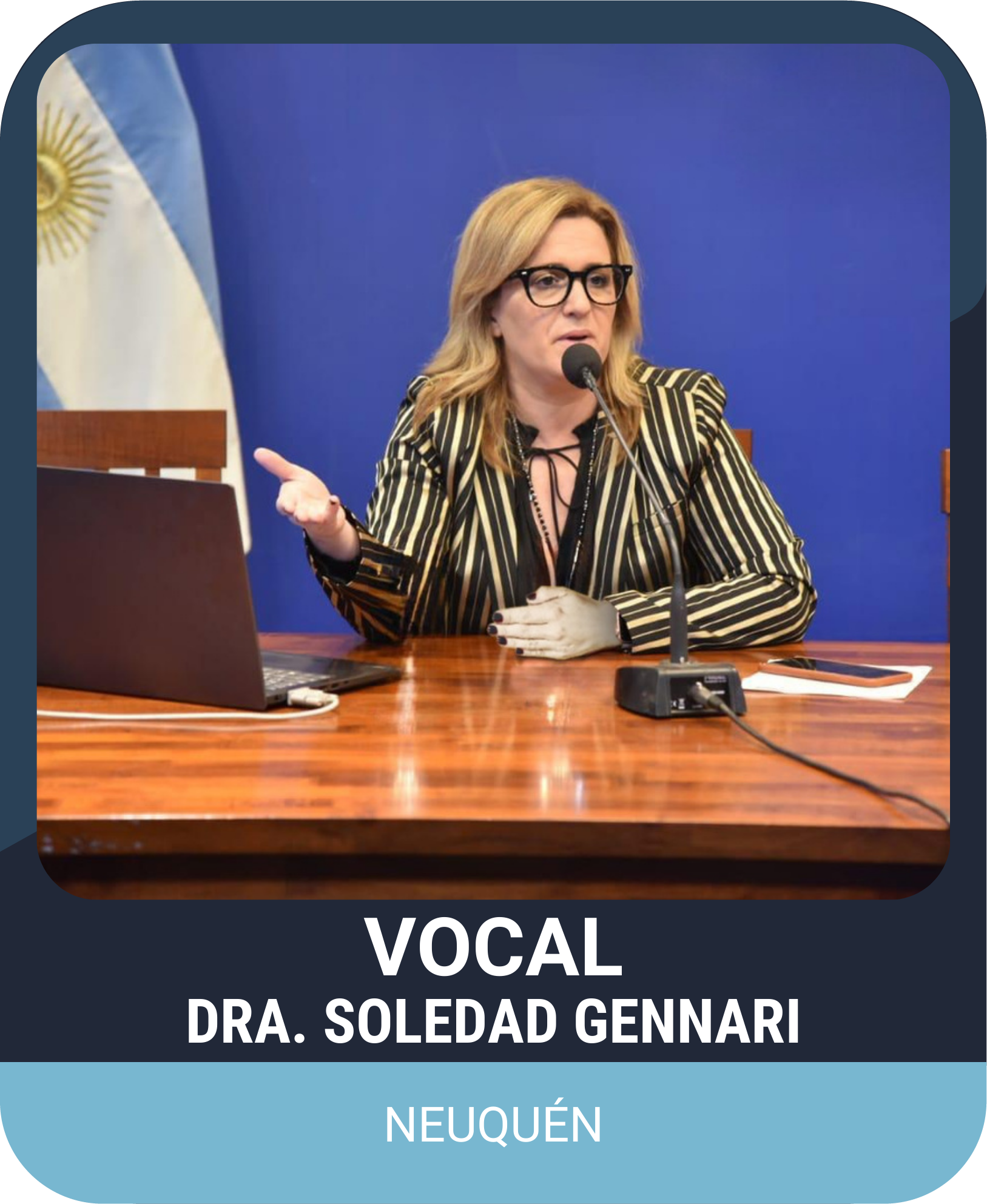 Vocal Dra. Soledad Gennari (Neuquén)