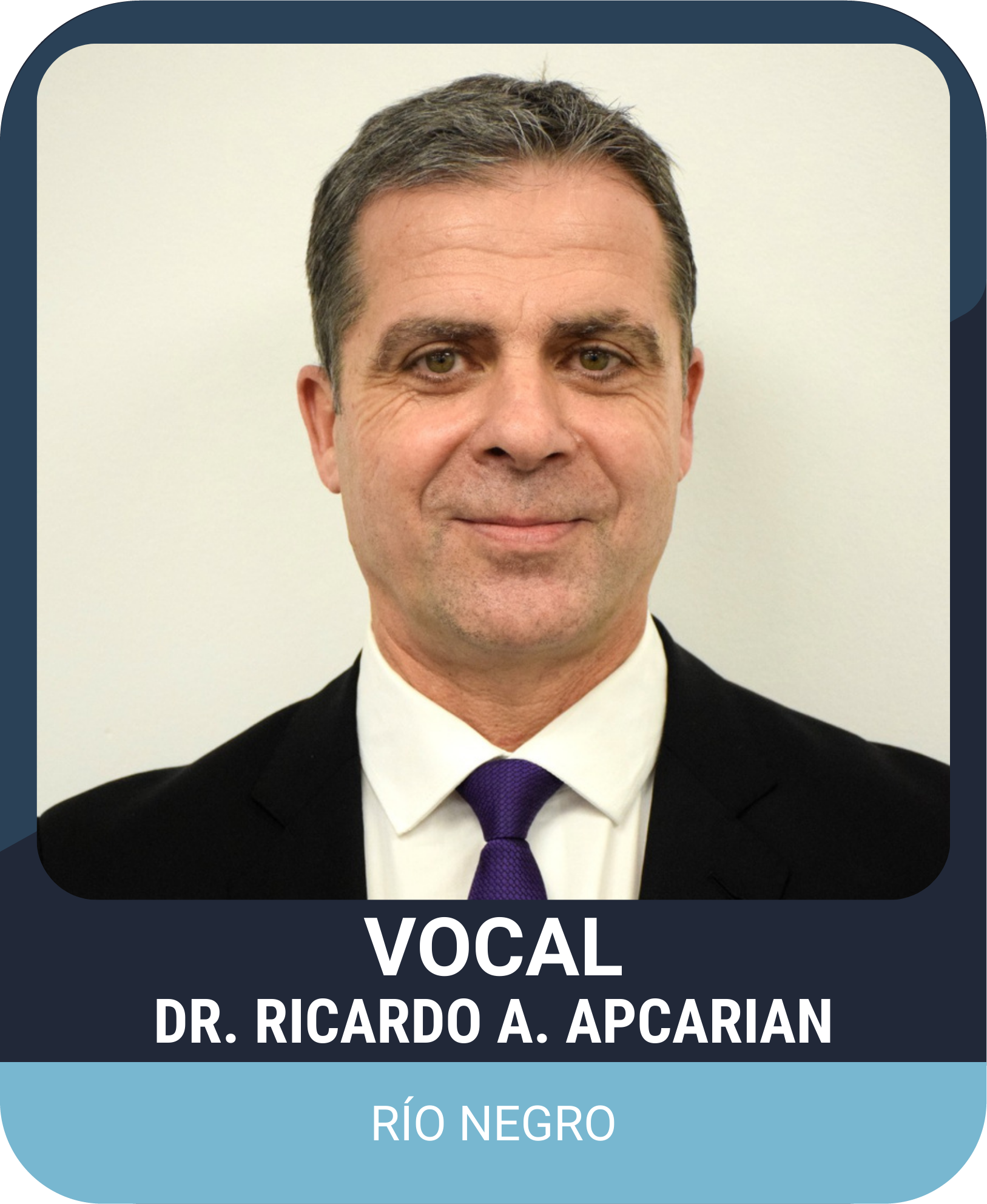 Vocal Dr. Ricardo A. Apcarian (Río Negro)