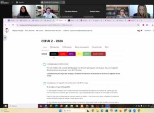 Participantes del CEFUJ 2026 del Poder Judicial de La Pampa durante una capacitación virtual