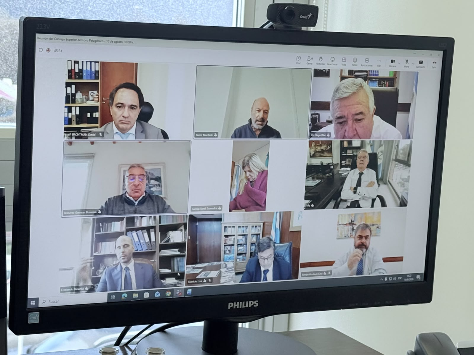 Reunión virtual del Consejo Superior del Foro Patagónico de Superiores Tribunales de Justicia