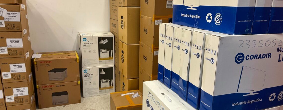 Equipamiento informático adquirido por el Poder Judicial de Río Negro para fortalecer su infraestructura tecnológica