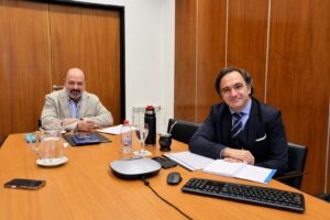 Autoridades del Foro Patagónico durante una reunión de trabajo en Ushuaia
