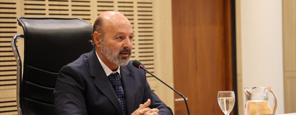 Dr. Javier Darío Muchnik durante la Diplomatura Fueguina en Derecho Penal y Procesal Penal