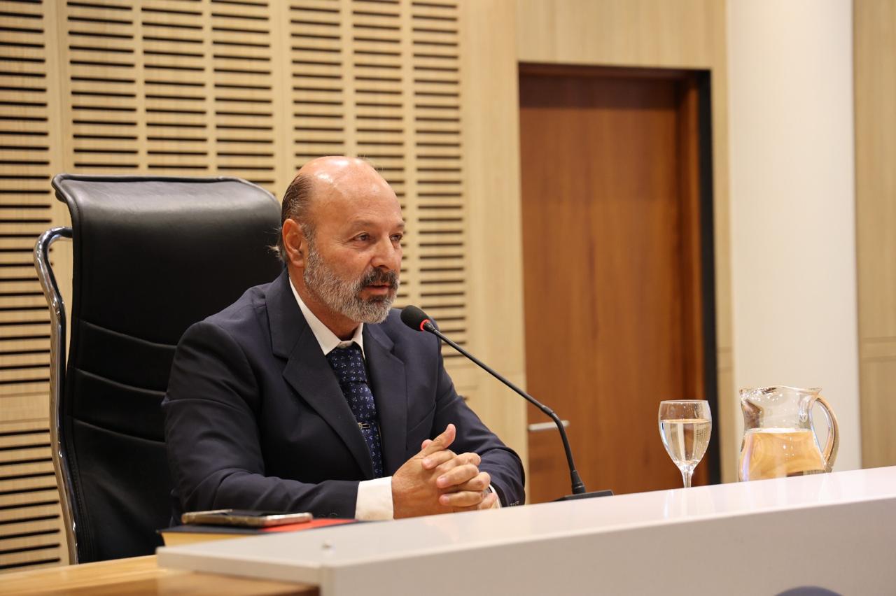 Dr. Javier Darío Muchnik durante la Diplomatura Fueguina en Derecho Penal y Procesal Penal