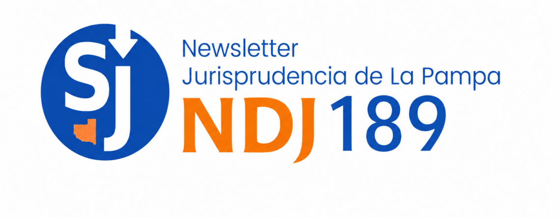 Newsletter de Jurisprudencia de La Pampa edición 189